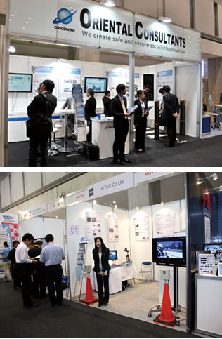 The Oriental Consultants and A-TEC booths welcomed many visitors from around the world.