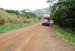 A road scheduled for development as a main artery of the Nacala Corridor.  The road is currently unpaved.