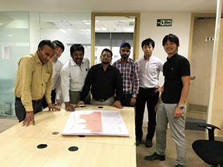 Teamwork with engineers from local companies and other entities is essential.