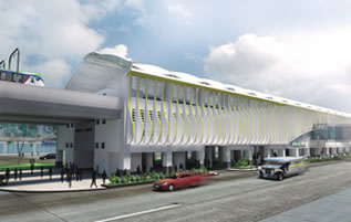 The futuristic and impressive design envisaged for Marilao Station.